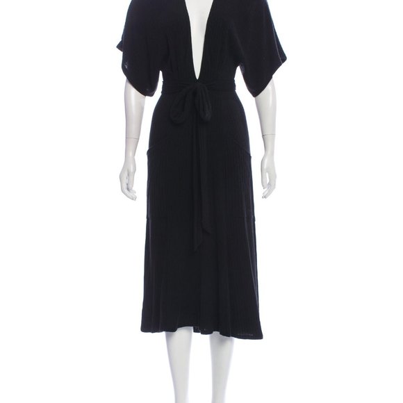 Reformation deep V midi dress size S - Picture 1 of 7
